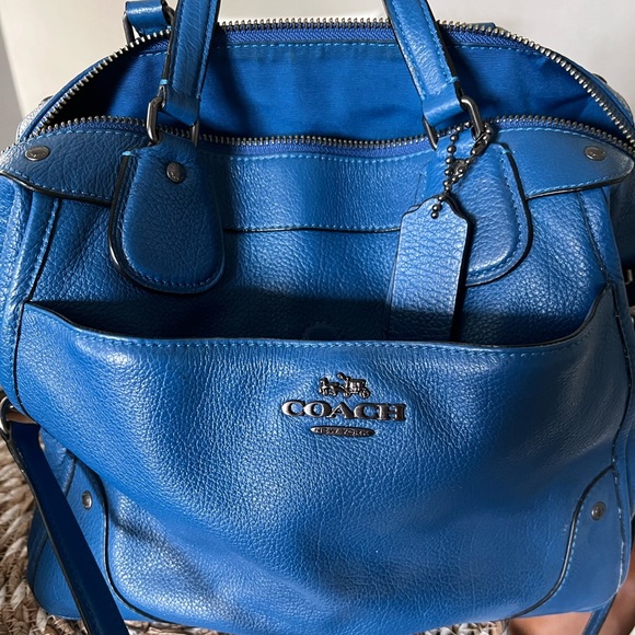Blue Authentic Coach Bag - Picture 2 of 2
